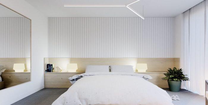Design semplice della camera da letto