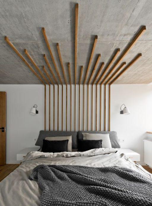 Barre a soffitto e parete in stile loft