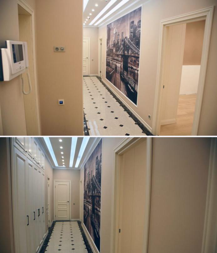 Ristrutturazione moderna del corridoio in stile classico