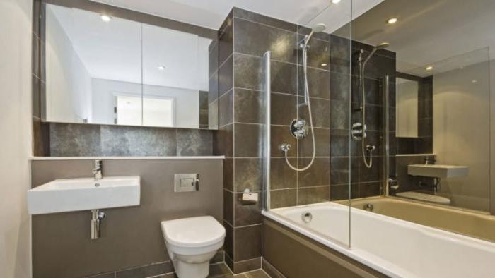 Cattivo design del bagno con servizi igienici