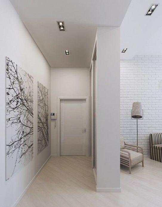 Progettazione di un corridoio senza porta nell'appartamento