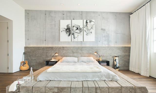 Design camera da letto in stile loft