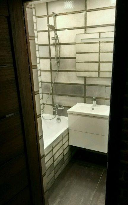 Design piccolo bagno in stile loft