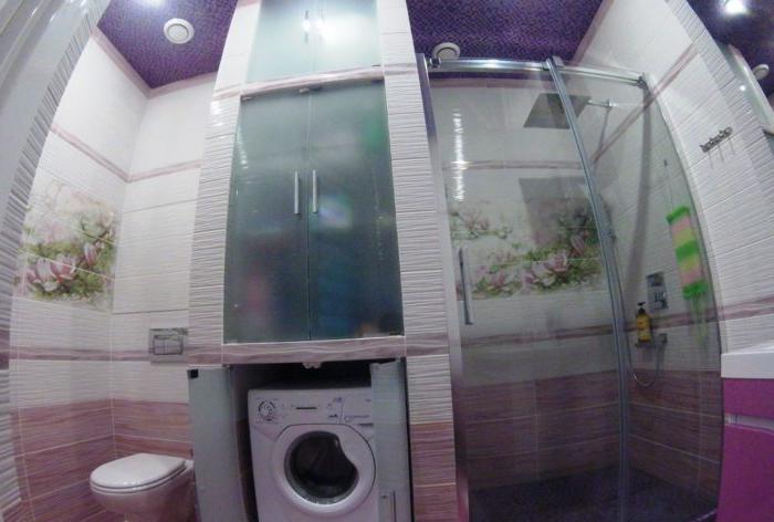 Progettazione di un bagno combinato con lavatrice