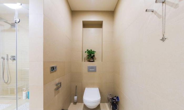 Finitura WC in stile minimalista