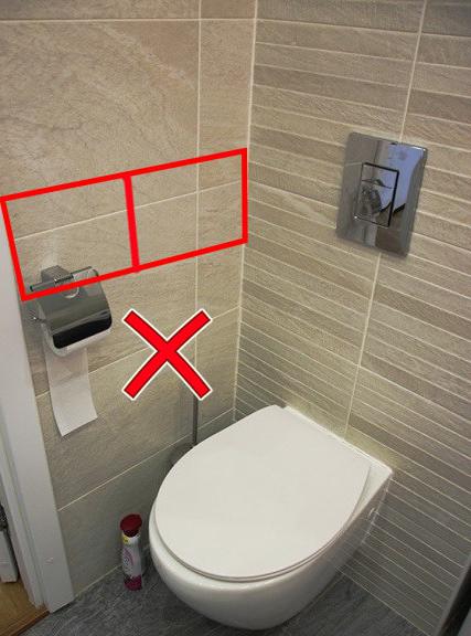 Errore durante la piastrellatura agli angoli #design #bathroom