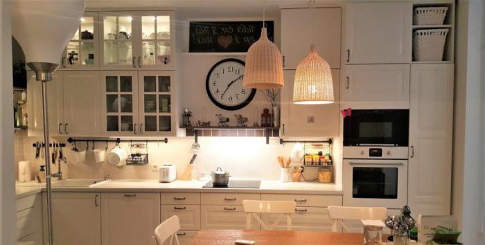 Stile scandinavo all'interno della foto della cucina