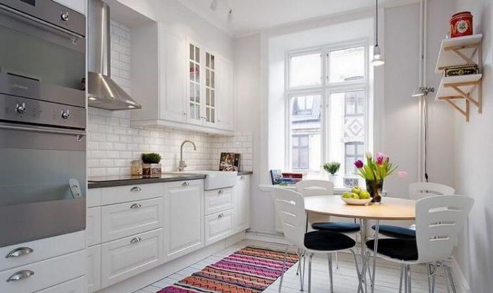 cucina in stile scandinavo bianco
